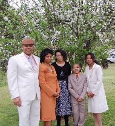 Click to Enlarge:  Elder Tony Hindman & Family